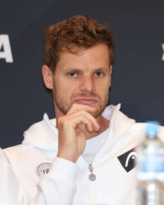 Davis Cup Draw Ceremony: Germany vs. Croatia, Team Germany: Yannik Hanfmann, Heristo Arena, Halle Westf, Germany; Tennis; Davis Cup 20026; Davis Cup; Heristo Arena; Halle West, North Rhine-Westphalia, Germany; September 18, 2026 Copyright: xJuergenxHasenkopfx