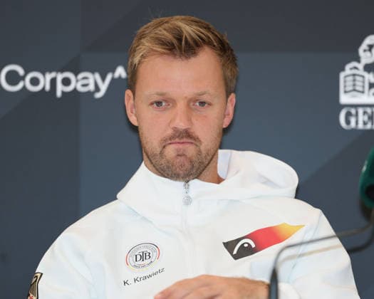 Davis Cup Draw Ceremony: Germany vs. Croatia, Team Germany: Kevin Krawietz, Heristo Arena, Halle, Westphalia, Germany; Tennis; Davis Cup 20026; Davis Cup; Heristo Arena; Halle; Westphalia; North Rhine-Westphalia, Germany; September 18, 2026 Copyright: xJuergenxHasenkopfx