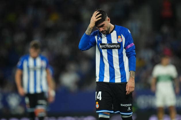 ESP: RCD Espanyol - Elche CF. La Liga EA Sports. Macthday 7 Unai Nunez of RDC Espanyol dissapointed during the La Liga EA Sports match between RCD Espanyol and Elche CF played at RCDE Stadium on September 18, 2026 in Barcelona, Spain. kpng Copyright: xBaguxBlancox xPRESSINPHOTOx PS_2627_ESP_ELC_RAC_018