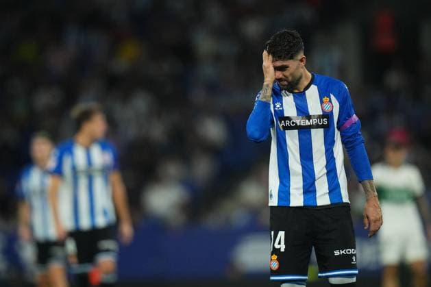 Unai Nunez of RDC Espanyol dissapointed during the La Liga EA Sports match between RCD Espanyol and Elche CF played at RCDE Stadium on September 18, 2026 in Barcelona, Spain. (Photo by Bagu Blanco PRESSINPHOTO) ESP: RCD Espanyol - Elche CF. La Liga EA Sports. Macthday 7, RCDE Stadium, Barcelona, Spain - 18 Sep 2026Barcelona RCDE Stadium Barcelona Spain  Copyright: xBlanco PRESSINPHOTO Shutterstockx 17157702o