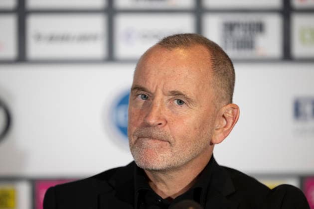 PENNY DEL 1 Cologne Sharks vs. Grizzly Wolfsburg, Cologne, September 18, 2026 Thomas Berglund, Head Coach of the Cologne Sharks, PENNY DEL 1 Cologne Sharks vs. Grizzly Wolfsburg on September 18, 2026, at KA2 in Cologne, Germany Copyright: xBEAUTIFULxSPORTS AndreasxDickx