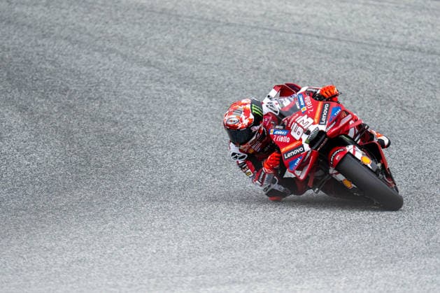 SPIELBERG, AUSTRIA - SEPTEMBER 18: Luca Marini aus Italien fährt für das Honda HRC Castrol Team während des MotoGP Austrian Grand Prix 2026 - PracticeFrancesco Bagnaia aus Italien fährt für das Ducati Lenovo Teamam RED BULL RING am September 18, 2026 in Spielberg, AUSTRIA, STYRIA. SPIELBERG, AUSTRIA - SEPTEMBER 18: Luca Marini of Italy rides for the Honda HRC Castrol Team during the MotoGP Austrian Grand Prix 2026 - Practice at the RED BULL RING on September 18, 2026 in Spielberg, AUSTRIA, STYRIA. Copyright: xIBEX.agencyx xKlausxPressbergerx