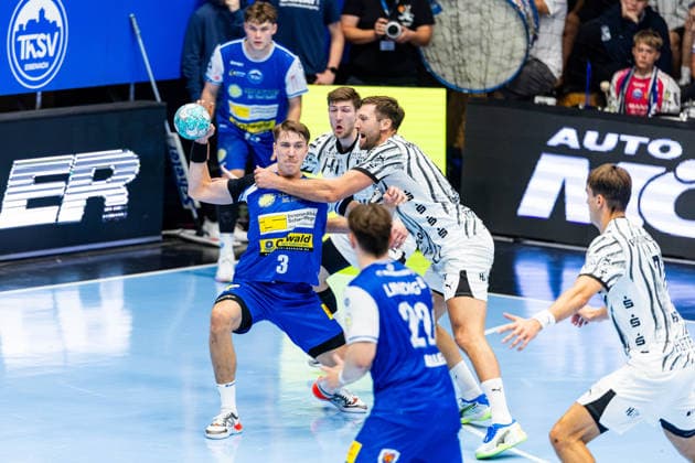 September 18, 2026, GER, Handball, Men, 2026–2027 Season, Opel 1st Division, Matchday 5, ThSV Eisenach vs. THW Kiel, Oskar Joelsson (ThSV Eisenach), 3 99817 Eisenach, Werner Assmann, Am Sportpark Hall, Thuringia, Germany