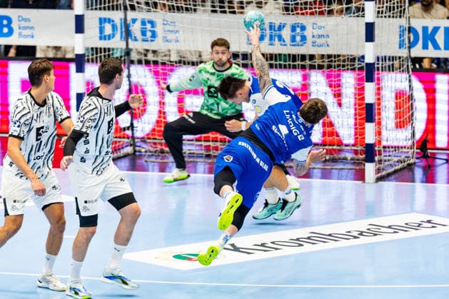 September 18, 2026, GER, Handball, Men, Season 26–27, Opel 1st Division, Matchday 5, ThSV Eisenach vs. THW Kiel, Elias Scholtes (ThSV Eisenach), 4 99817 Eisenach, Werner Assmann, Am Sportpark Hall, Thuringia, Germany