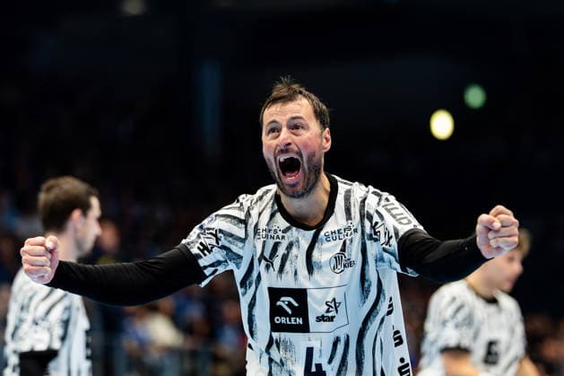 September 18, 2026, GER, Handball, Men, 2026–2027 Season, Opel 1st Division, Matchday 5, ThSV Eisenach vs. THW Kiel, Domagoj Duvnjak (THW Kiel), 99817 Eisenach, Werner Assmann, Halle am Sportpark, Thuringia, Germany