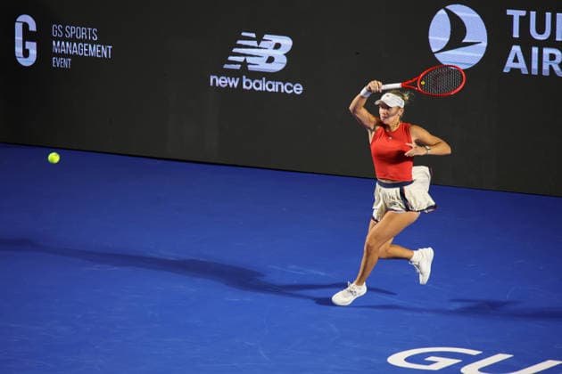 WTA GUADALAJARA OPEN 2026 WTA GUADALAJARA OPEN 2026 LIUDMILA SAMSONOVA VS PEYTON STEARNS 09 18 2026 GUADALAJARA, JALISCO Action photo of Peyton Stearns of the United States during a semifinal match at the 2026 WTA Guadalajara Open, held at the Centro Panamericano de Tenis in Guadalajara, Jalisco, Mexico Action photo of Peyton Stearns of the United States during a semifinal match of the 2026 WTA Guadalajara Open held at the Centro Panamericano de Tenis in Guadalajara, Jalisco, Mexico GUADALAJARA, JALISCO, MEXICO Copyright: xIMAGENSHOPxAGENCIAxFOTOGRAFICAx