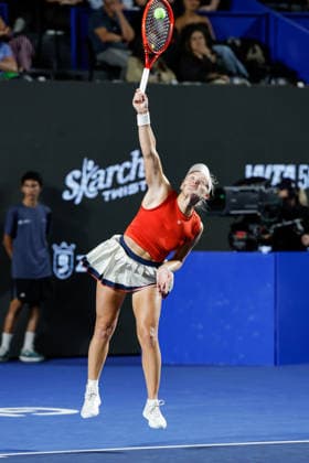 WTA GUADALAJARA OPEN 2026 WTA GUADALAJARA OPEN 2026 LIUDMILA SAMSONOVA VS PEYTON STEARNS 09 18 2026 GUADALAJARA, JALISCO Action photo of Peyton Stearns of the United States during a semifinal match at the 2026 WTA Guadalajara Open, held at the Centro Panamericano de Tenis in Guadalajara, Jalisco, Mexico Action photo of Peyton Stearns of the United States during a semifinal match of the 2026 WTA Guadalajara Open held at the Centro Panamericano de Tenis in Guadalajara, Jalisco, Mexico GUADALAJARA, JALISCO, MEXICO Copyright: xIMAGENSHOPxAGENCIAxFOTOGRAFICAx