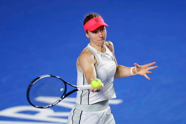 Guadalajara Open tennis tournament Liudmila Samsonova of Russia in action against Peyton Stearns of the USA during their Women s Singles semifinal tennis match at the Guadalajara Open WTA, Tennis Damen 500 in Guadalajara, Jalisco, Mexico, 18 September 2026. Guadalajara Mexico  Copyright: xFranciscoxGuascox