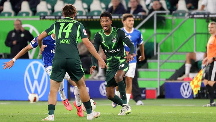 VfL vs. Darmstadt, 2. Bundesliga Wolfsburg, September 18, 2026, Soccer, Men s, 2. Bundesliga, 2026–2027 Season, VfL Wolfsburg vs. SV Darmstadt 98 Cleiton Santana dos Santos VfL Wolfsburg DFL DFB REGULATIONS PROHIBIT ANY USE OF PHOTOGRAPHS AS IMAGE SEQUENCES AND OR QUASI-VIDEO Volkswagen Arena Lower Saxony Germany