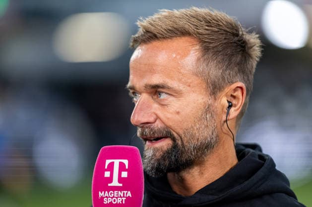 Michael Schiele, FC Wuerzburger Kickers, Head Coach, in an interview with Magenta Sport (GER), SC Verl vs. FC Wuerzburger Kickers, Soccer, 3rd Division, Matchday 7, 2026–2027 Season, September 18, 2026 DFL regulations prohibit any use of photographs as image sequences and or quasi-video GER, SC Verl vs. FC Wuerzburger Kickers, soccer, 3rd League, Matchday 7, 2026–2027 season, September 18, 2026, Verl Copyright: xEibner-Pressefoto JanxRollingerx EP_JSK