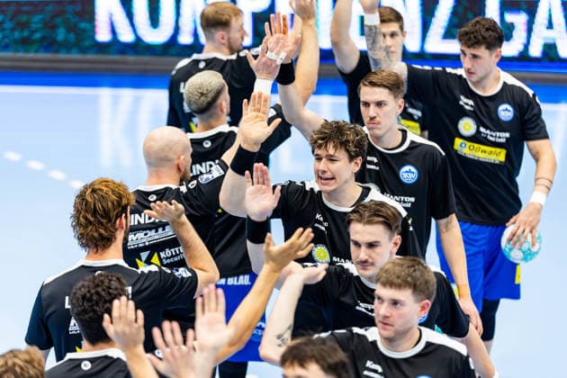 September 18, 2026, GER, Handball, Men, Season 26–27, Opel 1st Division, Matchday 5, ThSV Eisenach vs. THW Kiel, Tillman Leu (ThSV Eisenach, 99 99817 Eisenach), Werner Assmann, Halle am Sportpark, Thuringia, Germany