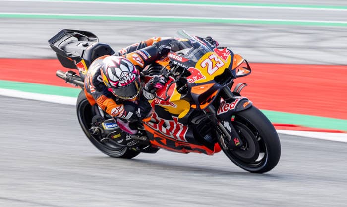 MOTORSPORTS - MotoGP, GP of Austria 2026 SPIELBERG,AUSTRIA,19.SEP.26 - MOTORSPORTS - MotoGP, Grand Prix of Austria, Red Bull Ring, practice and qualifying. Image shows Enea Bastianini (ITA Red Bull KTM Tech3).  GEPAxpictures xHaraldxSteiner