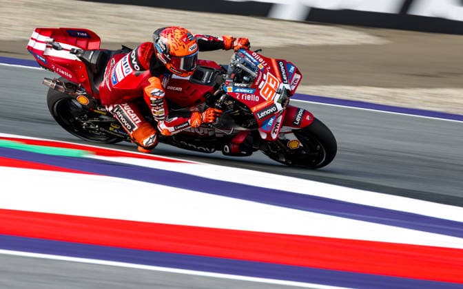 MOTORSPORTS - MotoGP, GP of Austria 2026 SPIELBERG,AUSTRIA,19.SEP.26 - MOTORSPORTS - MotoGP, Grand Prix of Austria, Red Bull Ring, practice and qualifying. Image shows Marc Marquez (ESP Ducati Lenovo Team).  GEPAxpictures xMaticxKlansek