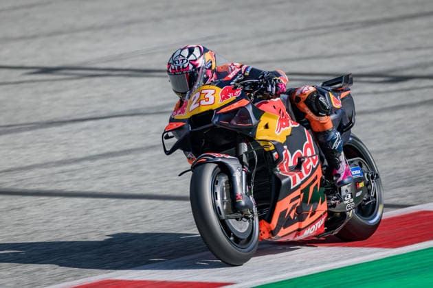 MOTORSPORTS - MotoGP, GP of Austria 2026 SPIELBERG,AUSTRIA,19.SEP.26 - MOTORSPORTS - MotoGP, Grand Prix of Austria, Red Bull Ring, practice and qualifying. Image shows Enea Bastianini (ITA Red Bull KTM Tech3).  GEPAxpictures xMatthiasxTrinkl