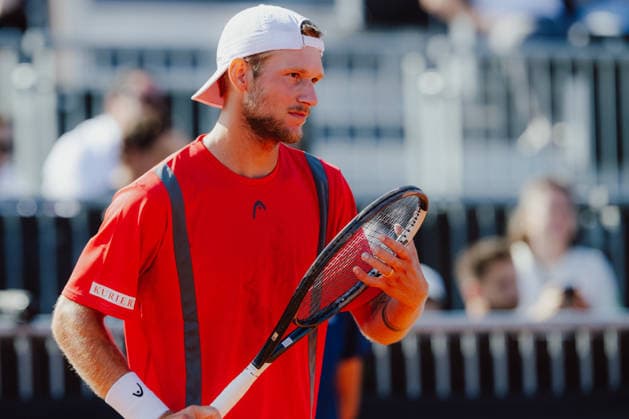 TENNIS - Davis Cup, AUT vs BEL VIENNA,AUSTRIA,19.SEP.26 - TENNIS - ITF Davis Cup, qualification round 2, Austria vs Belgium. Image shows Neil Oberleitner (AUT).  GEPAxpictures xAlexanderxSolc