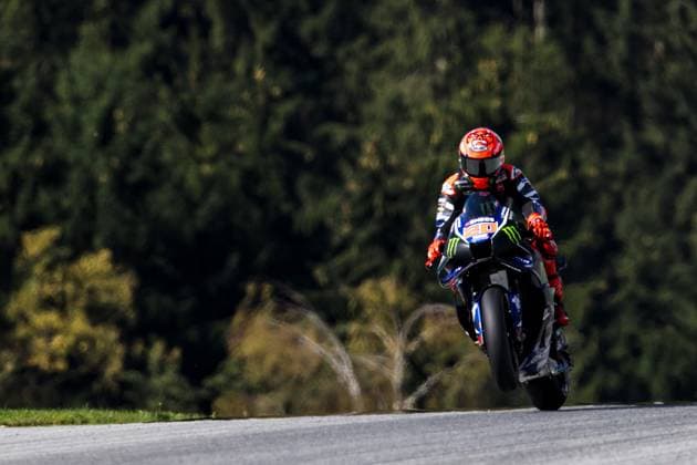 MOTORSPORTS - MotoGP, GP of Austria 2026 SPIELBERG,AUSTRIA,19.SEP.26 - MOTORSPORTS - MotoGP, Grand Prix of Austria, Red Bull Ring, practice and qualifying. Image shows Fabio Quartararo (FRA Monster Energy Yamaha MotoGP).  GEPAxpictures xMaticxKlansek