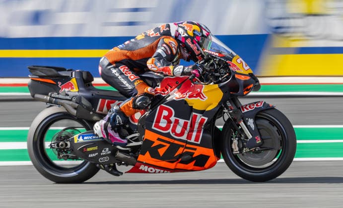 MOTORSPORTS - MotoGP, GP of Austria 2026 SPIELBERG,AUSTRIA,19.SEP.26 - MOTORSPORTS - MotoGP, Grand Prix of Austria, Red Bull Ring, practice and qualifying. Image shows Enea Bastianini (ITA Red Bull KTM Tech3).  GEPAxpictures xHaraldxSteiner