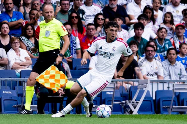 Real Madrid U20 vs. Santiago Wanderers U20, U20 Intercontinental Cup, September 19, 2026, Santiago Bernabéu Stadium, Madrid, Spain. Jesús Fortea of Real Madrid during the U20 Intercontinental Cup final match between Real Madrid and Santiago Wanderers at the Santiago Bernabéu Stadium, Madrid, Spain Madrid Santiago Bernabéu Stadium Madrid Spain Copyright: xAlejandroxMatiasxAcostax