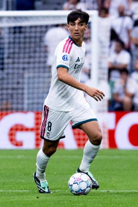 Real Madrid U20 vs. Santiago Wanderers U20, U20 Intercontinental Cup, September 19, 2026, Santiago Bernabéu Stadium, Madrid, Spain. Sergio Martinez of Real Madrid during the U20 Intercontinental Cup final match between Real Madrid and Santiago Wanderers at the Santiago Bernabéu Stadium, Madrid, Spain Madrid Santiago Bernabéu Stadium Madrid Spain Copyright: xAlejandroxMatiasxAcostax