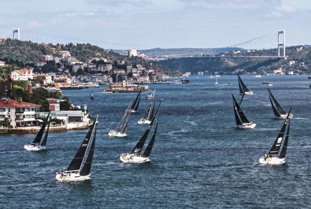 Sailing, the Bosphorus Cup in Istanbul