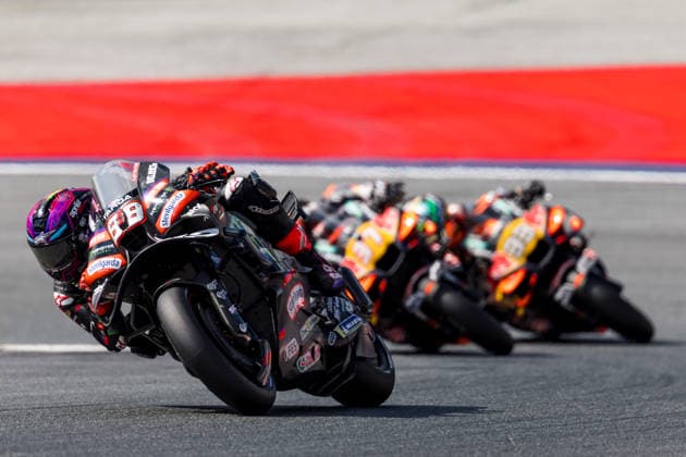 MOTORSPORTS - MotoGP, GP of Austria 2026 SPIELBERG,AUSTRIA,19.SEP.26 - MOTORSPORTS - MotoGP, Grand Prix of Austria, Red Bull Ring, practice and qualifying. Image shows Jorge Martin (ESP Aprilia Racing).  GEPAxpictures xMaticxKlansek
