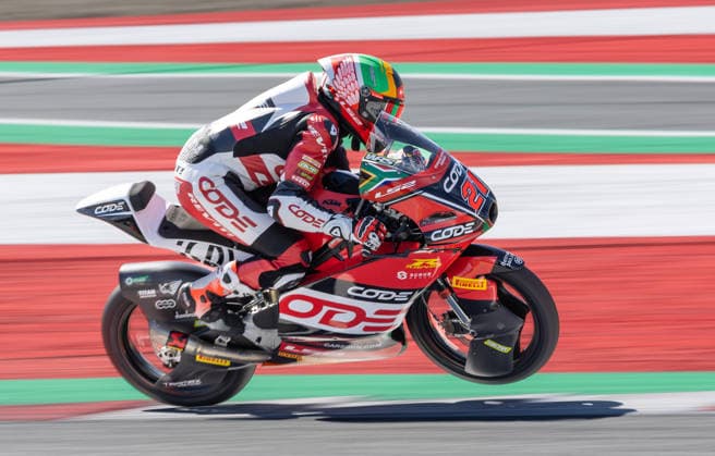 MOTORSPORTS - MotoGP, GP of Austria 2026 SPIELBERG,AUSTRIA,19.SEP.26 - MOTORSPORTS - Moto3, Grand Prix of Austria, Red Bull Ring, practice and qualifying. Image shows RuchŽ Moodley (RSA CODE Motorsports).  GEPAxpictures xHaraldxSteiner