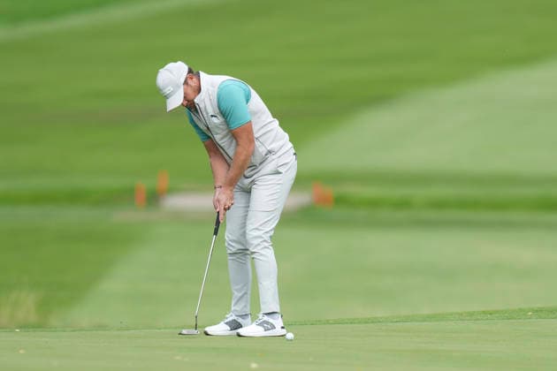VIRGINIA WATER, ENGLAND - SEPTEMBER 19: Danny Willett (ENG) putts on the fourth green during Round 3 at the BMW PGA, Golf Herren Championship at Wentworth Golf Club, Virginia Water on September 19, 2026 in Surrey, England The BMW PGA Championship