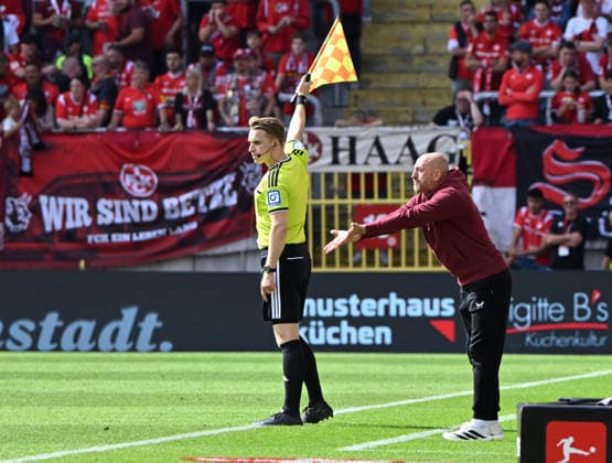 Soccer, 2. Bundesliga, 2026–27 Season, 1 FC Kaiserslautern, September 19, 2026, Fritz Walter Stadium, 1 FC Kaiserslautern (FCK) vs. Eintracht Braunschweig (BS), Coach Torsten LIEBERKNECHT, 1 FC Kaiserslautern, 1 FC Kaiserslautern