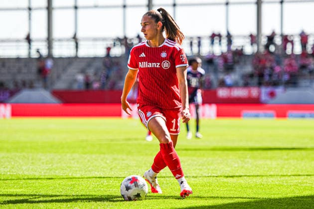 September 19, 2026, Munich, Germany Google Pixel Women s Bundesliga: FC Bayern Munich Women vs. 1. FC Köln Women at the FC Bayern Campus Katharina Naschenweng, FC Bayern Women