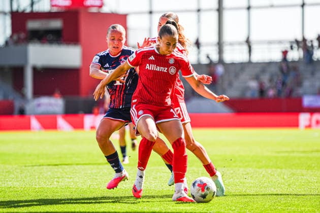 September 19, 2026, Munich, Germany Google Pixel Women s Bundesliga: FC Bayern Munich Women vs. 1. FC Köln Women at the FC Bayern Campus Katharina Naschenweng, FC Bayern Women