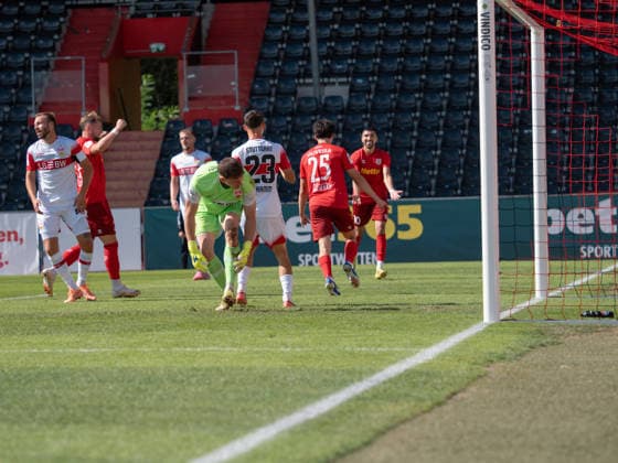 Goal to make it 0–1 by Nicolas Oliveira (SSV Jahn Regensburg), September 25, Germany, Soccer, VfB Stuttgart II vs. SSV Jahn Regensburg, Landesliga 2, Matchday 8, Leinfelden-Echterdingen, 2026–2027 season, September 19, 2026 GER, Soccer, VfB Stuttgart II vs. SSV Jahn Regensburg, 3. Liga, Matchday 8, 2026–2027 season, September 19, 2026, Leinfelden Echterdingen Copyright: xCarstenxSchweringx EP_CSG