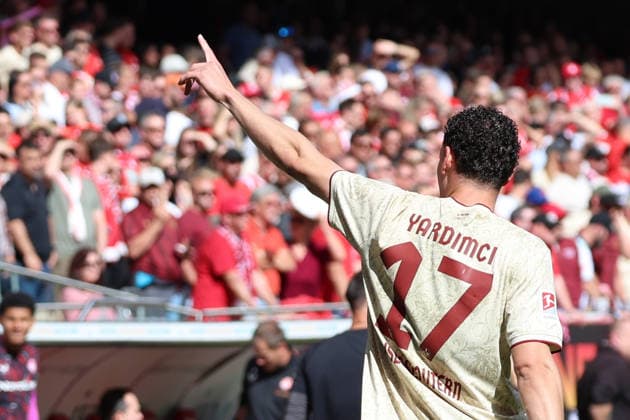 September 19, 2026, xrekx, Soccer 2. Bundesliga, 1 FC Kaiserslautern vs. Eintracht Braunschweig: Goal celebration after Erencan Yardimci scored the 1–0 goal for 1 FC Kaiserslautern. DFL and DFB regulations prohibit any use of photographs as image sequences and or QUASI-VIDEO Kaiserslautern