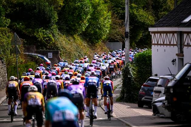 Flandrien 0.0 classic 2026 Cycling Race HAACHT, BELGIUM - SEPTEMBER 19 : Illustration picture of the peloton during the 28th edition of Flandrien 0.0 classic an UCI ProSeries 1.Pro one day cycling road race for Men Elite of 199.4 km with start in Brakel and finish in Haacht on September 19, 2026 in Haacht, Belgium, 19 09 2026 ( Motordriver Stephan Boone - Haacht Belgium  Copyright: xTomasxSiskx