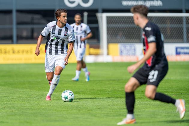 Fredrik Carlsen, FC Ingolstadt 04, 2008, running with the ball; FC Viktoria Köln vs. FC Ingolstadt 04, soccer, 3. Liga, Matchday 7, 2026–27 season, September 19, 2026, DFL regulations prohibit any use of photographs as image sequences and or quasi-video. FC Viktoria Köln vs. FC Ingolstadt 04, soccer, 3rd Division, Matchday 7, 2026–27 season, September 19, 2026, Cologne Copyright: xEibner-Pressefoto LukasxBaldygax EP_LBA
