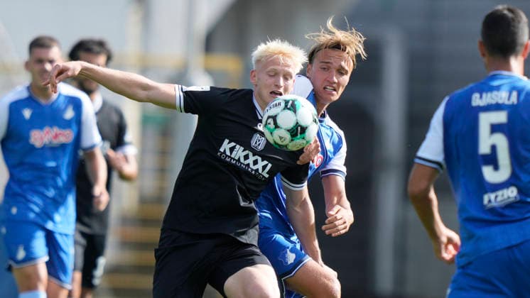 September 19, 2026, Dietmar Hopp Stadium, Hoffenheim, GER, 3rd Division, Matchday 7: TSG 1899 Hoffenheim II vs. SV Meppen, Jona Borsum SV Meppen 4 DFL REGULATIONS PROHIBIT ANY USE OF PHOTOGRAPHS AS IMAGE SEQUENCES AND OR QUASI-VIDEO Hoffenheim, Baden-Württemberg, Dietmar Hopp Stadium
