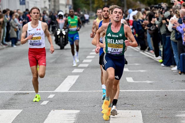 World Athletics Road Running Championships, Copenhagen, Denmark 19 9 2026 Men™s 5km Ireland™s Brian Fay Brian Fay 19 9 2026  Copyright: xx 5DS_6946