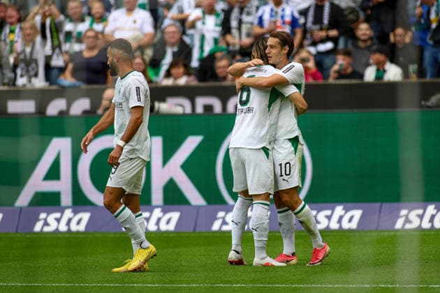 September 19, 2026, GER, Soccer, Men s, Bundesliga, 1. Bundesliga, 2026–2027 Season, VfL Borussia Mönchengladbach vs. FSV Mainz 05, Florian Neuhaus (BMG) celebrates his goal, cheering after scoring the 1–0 goal Copyright: xSvenxHanischx