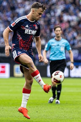 1 German Bundesliga: Hamburger SV 1, FC Köln 1, September 19, 2026, Thijs Dallinga, FC Köln, September 27, 2026, German Bundesliga, Matchday 4: Hamburger SV 1 FC Köln, Volksparkstadion, Hamburg, September 19, 2026. DFL regulations prohibit any use of photographs as image sequences and or quasi-video. Copyright: xBEAUTIFULxSPORTS Buriakovx