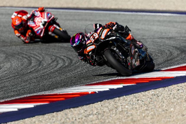 MOTORSPORTS - MotoGP, GP of Austria 2026 SPIELBERG,AUSTRIA,19.SEP.26 - MOTORSPORTS - MotoGP, Grand Prix of Austria, Red Bull Ring, Tissot sprint. Image shows Marc Marquez (ESP Ducati Lenovo Team) and Jorge Martin (ESP Aprilia Racing).  GEPAxpictures xMaticxKlansek