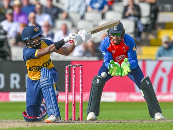 England v Sri Lanka International Twenty 20 Kamindu Mendis of Sri Lanka during the 3rd Vitality IT20 match at Old Trafford Cricket Ground, Stretford 19 09 2026 UK Newspapers OUT Copyright: xKarlxVallantinex FIL-23972-0032