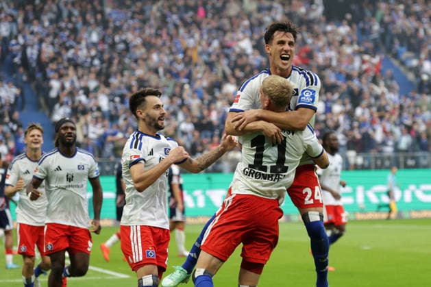 September 19, 2026 xfsx Soccer 1. Bundesliga Hamburger Sportverein 1 FC Cologne v l HSV celebrates the 1-0 goal by Nicolas Capaldo Hamburger SV, 24 DFL DFB regulations prohibit any use of photographs as image sequences and or quasi-video Copyright: HMBxMedia FernandoxSoares