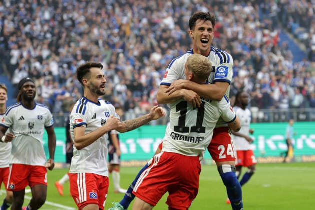September 19, 2026 xfsx Soccer 1. Bundesliga Hamburger Sportverein 1 FC Cologne v l HSV celebrates the 1-0 goal by Nicolas Capaldo Hamburger SV, 24 DFL DFB regulations prohibit any use of photographs as image sequences and or quasi-video Copyright: HMBxMedia FernandoxSoares