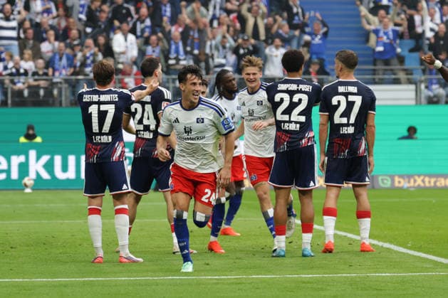 September 19, 2026 xfsx Soccer 1. Bundesliga Hamburger Sportverein 1 FC Cologne v l HSV celebrates the 1-0 goal by Nicolas Capaldo Hamburger SV, 24 DFL DFB regulations prohibit any use of photographs as image sequences and or quasi-video Copyright: HMBxMedia FernandoxSoares