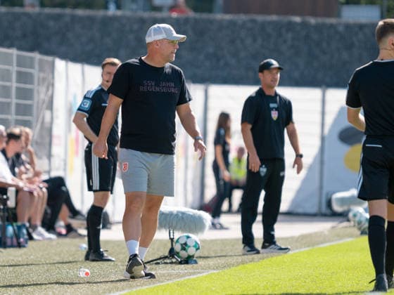 Coach Sascha Hildmann, SSV Jahn Regensburg, GER, Soccer, VfB Stuttgart II vs. SSV Jahn Regensburg, 3rd Division, Matchday 7, 2026–2027 Season, September 19, 2026 GER, Soccer, VfB Stuttgart II vs. SSV Jahn Regensburg, 3. Liga, Matchday 7, 2026–2027 season, September 19, 2026 Aspach Copyright: xCarstenxSchweringx EP_CSG