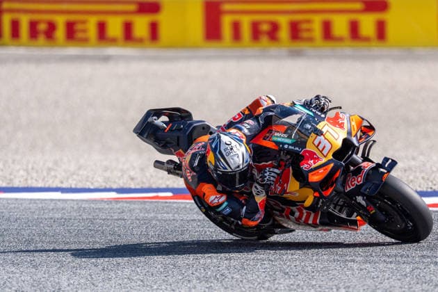 SPIELBERG, ÖSTERREICH - SEPTEMBER 19: Pedro Acosta aus Spanien fährt für das Red Bull KTM Factory Racing Team während des MotoGP Großer Preis von Österreich 2026 - Qualifikation am RED BULL RING am September 19, 2026 in Spielberg, ÖSTERREICH, STEIERMARK. SPIELBERG, AUSTRIA - SEPTEMBER 19: Pedro Acosta of Spain rides for the Red Bull KTM Factory Racing Team during the MotoGP Austrian Grand Prix 2026 - Qualifying at the RED BULL RING on September 19, 2026 in Spielberg, AUSTRIA, STYRIA. Copyright: xIBEX.agencyx xKlausxPressbergerx