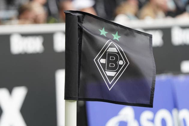 Mönchengladbach Soccer, 1. Bundesliga Season 2026–2027: Borussia Mönchengladbach vs. Mainz 05, September 19, 2026, Borussia Park, Mönchengladbach; Mönchengladbach Corner Flag
