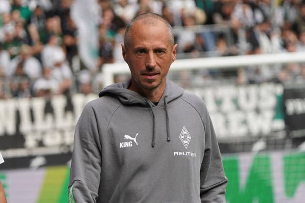 Mönchengladbach Soccer, Bundesliga Season 2026–2027: Borussia Mönchengladbach vs. 1. FSV Mainz 05, September 19, 2026, Borussia Park, Mönchengladbach; Jan Moritz Lichte, Borussia Mönchengladbach coach; in action; still image