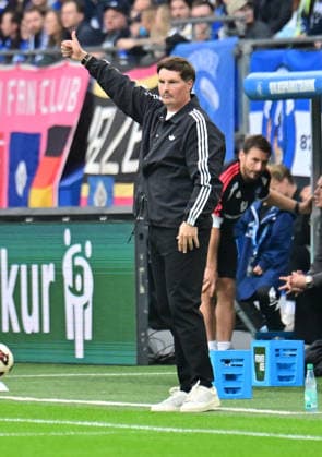 September 19, 2026, GER Soccer, Men, 1st Division, Matchday 4, 2026–2027 Season, Hamburg, Hamburger SV vs. 1. FC Köln Coach Merlin Polzin HSV DFB DFL regulations prohibit any use of photographs as image sequences and or quasi-video Hamburg Volksparkstadion Hamburg, Germany Copyright: xnordphotoxGmbH xWitkex