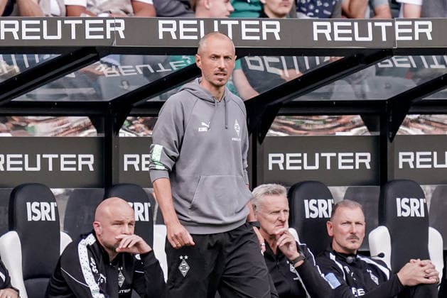 Germany Soccer Season 2026–2027, 1. Bundesliga, Matchday 4, Borussia Mönchengladbach vs. 1. FSV Mainz 05, live from Borussia Park, Mönchengladbach; Jan Moritz Lichte, Assistant Coach, Borussia Mönchengladbach; facial expressions, emotions; Mönchengladbach, live from Borussia Park, Germany Copyright: xBennetxLongx