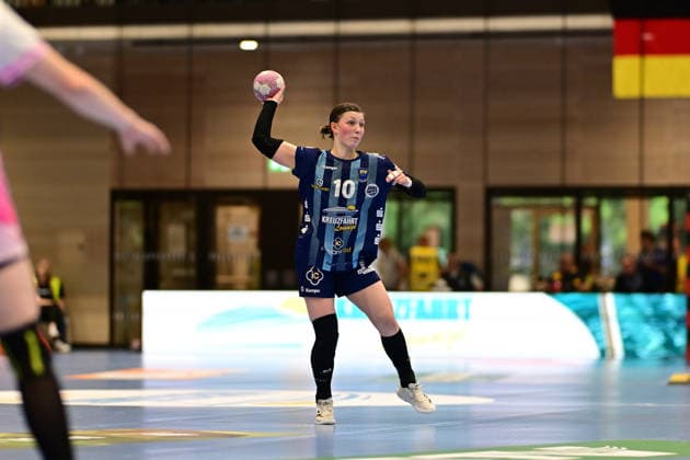 Handball I Women I 2026–2027 Season I Bundesliga I Matchday 4 I Buxtehuder SV vs. HSG Bensheim Auerbach I September 19, 2026 Anika Hampel 10, Buxtehuder Sportverein, Buxtehude, Halle Nord, New Lower Saxony, Germany Copyright: xLobeca FelixxWeißbergx